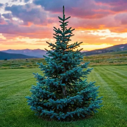 Semillas de abeto azul para plantar | 100 piezas de semillas | Abeto azul de Colorado, Picea pungens glauca | Árboles atractivos para privacidad o