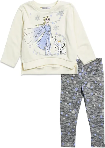 Disney Frozen Princess Anna Elsa Baby Girls Sweatshirt and Leggings Outfit Set Infant to Big Kid