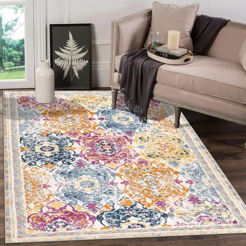 Miniatura 72 de Vaukki - Alfombra de pasillo, suave y peluda, alfombra antideslizante lavable, para lavandería, cocina, granja, baño, entrada y dormitorio