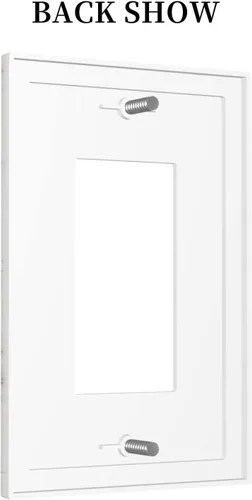 Miniatura 331 de Placa de Interruptor de Luz Azul de 1 Gang, Placa de Pared Decorativa de Palanca Individual, Cubierta de Placa de Pared de Palanca, Placa Frontal