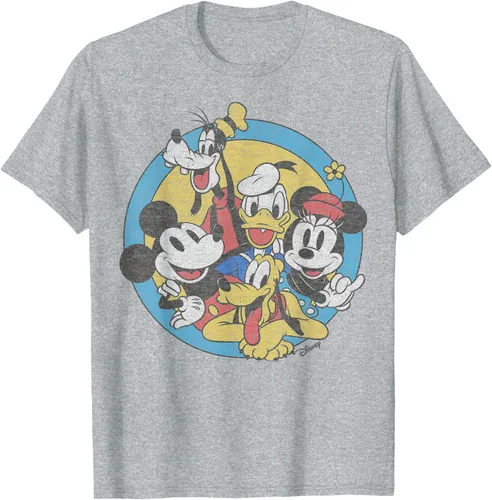 Miniatura 3 de Disney Camiseta retro de Mickey and Friends Group Shot