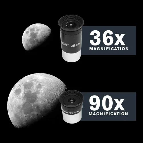Miniatura 5 de Celestron StarSense Explorer LT 80AZ Telescopio habilitado para aplicación – Refractor de 80mm con acoplamiento para smartphone y aplicación