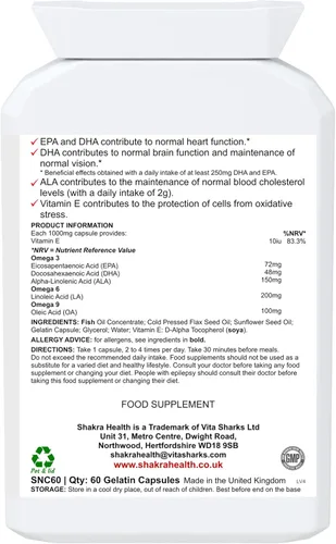 Miniatura 8 de Ultimate Abundance: Omega 3-6-9 El suplemento completo de aceite de pescado - Espiritualidad, ciencia y suplementos por Shakra Health