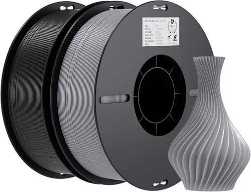 Miniatura 8 de Creality Filamento de impresora 3D, filamento de impresión 3D más resistente y fuerte, precisión +/- 0.001 in, 26.5 lbs, 4.4 lbs, 2 negros, 2