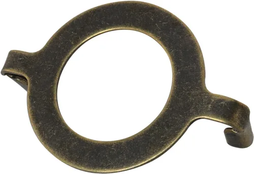 Miniatura 3 de 2pcs E26 Lámpara de zócalo fenólico Arpa Base de Sillín para Base Roscada E26, 1-7/16" (36 mm) Bronce