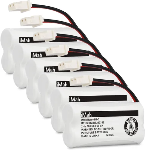 Miniatura 8 de iMah BT162342 BT262342 Baterías inalámbricas para teléfono compatibles con BT183342 BT283342 BT166342 BT266342 VTech CS6114 CS6419 CS6719 AT&T