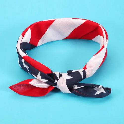 Miniatura 9 de Ardorchid Bandana Diadema de Bandera Americana Roja Blanca y Azul Diademas Patrióticas de EE.UU. para Hombres y Mujeres Bufanda de Cuello y Cara