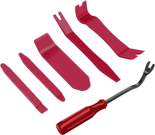 Miniatura 15 de GOOACC Kit de herramientas de extracción de moldura automática de 6 piezas, kit de herramientas antiarañazos para panel de tablero de audio de Negro