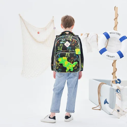 Miniatura 5 de Mochila para niñas de primaria preescolar para niños de la lonchera para la escuela