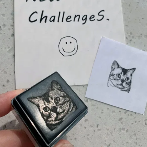 Miniatura 7 de Sellos personalizados para retratos de mascotas, sellos personalizados con nombre con foto, para gatos y perros, recuerdos, sellos personalizados