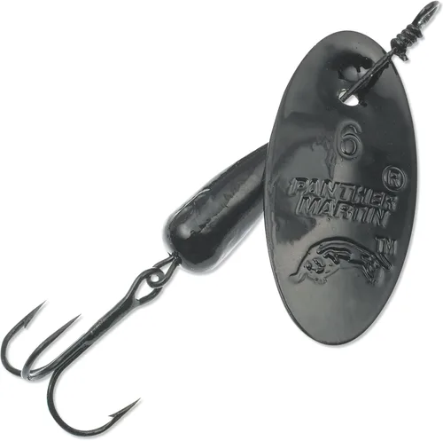 Panther Martin Nature Series - Señuelo de pesca con diseño de lágrima, atrapa trucha, lucioperca, perca, cangrejo, pickerel, grayling y más. Negro