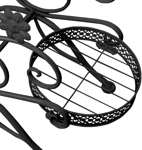 Miniatura 6 de Soporte para plantas de 3 niveles, estantes de metal para flores, soporte de exhibición de plantas para interiores y exteriores, soporte para macetas