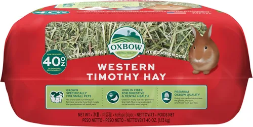 Miniatura 16 de Oxbow Western Timothy Hay para Mascotas Pequeñas – Heno de Hierba Totalmente Natural para Conejos, Cobayas y Chinchillas – Alto en Fibra