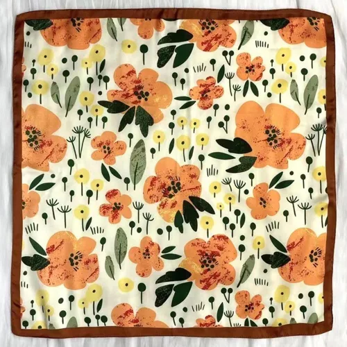 Miniatura 184 de FONYVE - Pañuelo de satén sedoso de tamaño mediano para mujer, cuadrado, 27.5 x 27.5 pulgadas
