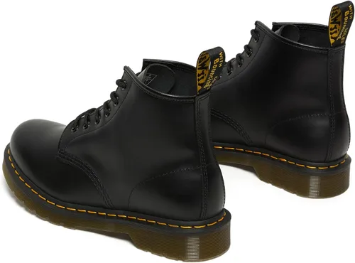 Miniatura 4 de Botines de piel lisa Dr. Martens 101 para mujer, color negro liso