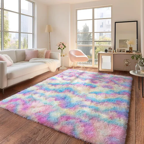Miniatura 115 de Alfombras de Pasillo para Dormitorio 2x6 pies Alfombras de Pasillo para Pasillos Antideslizantes Suaves de Pelo Largo Alfombra de Cabecera, Alfombra