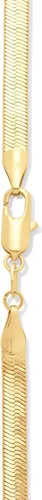 Miniatura 4 de Tienda Essentials Cadena de espiga chapada en oro o plata esterlina de 14 quilates