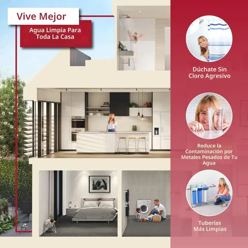 Miniatura 6 de Express Water Whole House - Juego de filtros de agua para metales pesados para toda la casa – Kit de reemplazo de filtración de agua de 3 etapas