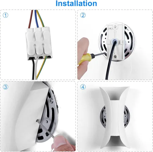 Miniatura 8 de Kawell Lámpara de pared moderna creativa de 10 W, lámpara de pared LED hacia arriba hacia abajo, impermeable, IP65, lámpara de pared de aluminio