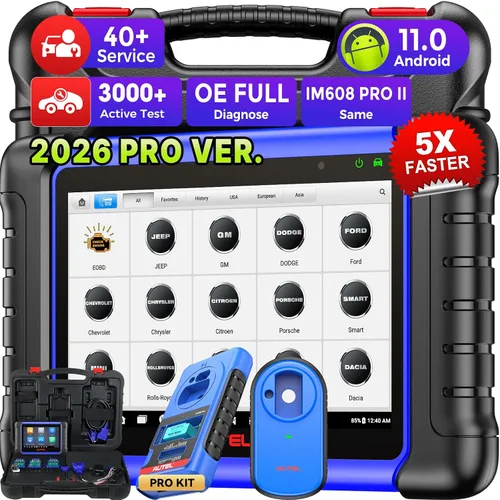 Autel Escáner MaxiIM IM508S PRO con $569 PRO Kit, 2026 Full Bundle Pro Version, Igual que IM608 PRO 2/IM608S II, diagnóstico mejorado All-Sys,