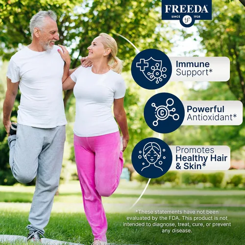 Miniatura 3 de FREEDA Vitamina C en polvo tamponada, suave para el estómago, vitamina C, no ácida, vegana, kosher, sin azúcar, para apoyo inmunológico y bienestar