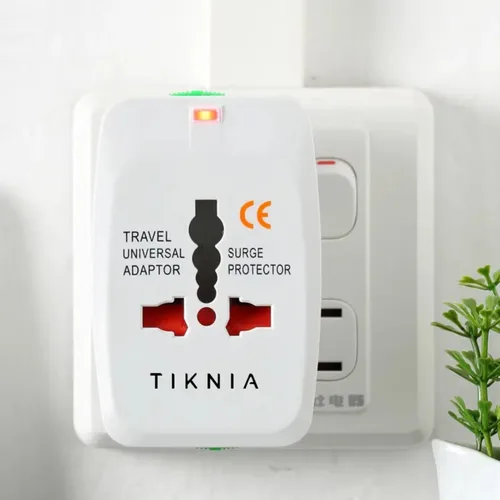 Miniatura 5 de Adaptador de viaje, todo en todo el mundo, adaptador universal europeo, enchufe de cargador de pared internacional para (sin puerto USB) Asia Europa