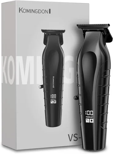 Cortadora de barba profesional para hombres, cortadora de pelo, cortadora de pelo de precisión, cortadora de pelo con hoja en T sin huecos, con
