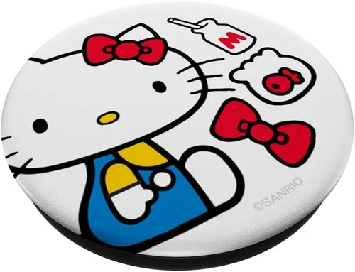 Miniatura 2 de Hello Kitty Retro Favorite Things PopSockets - Soporte para teléfonos inteligentes y tabletas, PopSockets, adhesivo PopGrip