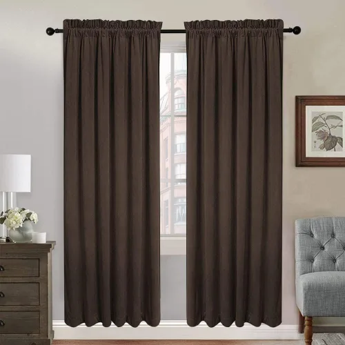 Miniatura 30 de SMILETIME - Cortinas de terciopelo blanco con bolsillo para barra, aisladas térmicamente, suaves, con filtro de luz y privacidad, para dormitorio