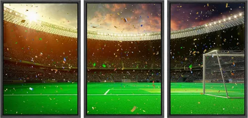 Miniatura 143 de wall26 Lienzo enmarcado para pared, juego de arte de primer plano, detalles de costuras de béisbol, atletas deportivos, fotografía, moderno