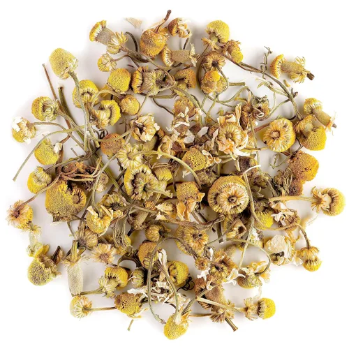 Flores de manzanilla Té de hierbas orgánico - Calmante y relajante - Matricaria silvestre Manzanilla - Camomila Flores de manzanilla Chanile Chanile