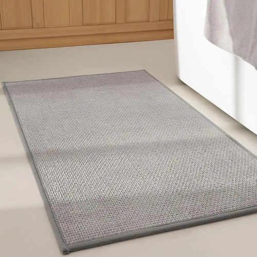 Miniatura 11 de GRANNY SAYS Tapetes de baño azules, de felpilla suave, absorbentes, de 20 x 32 pulgadas, alfombras de baño pequeñas antideslizantes, lavables
