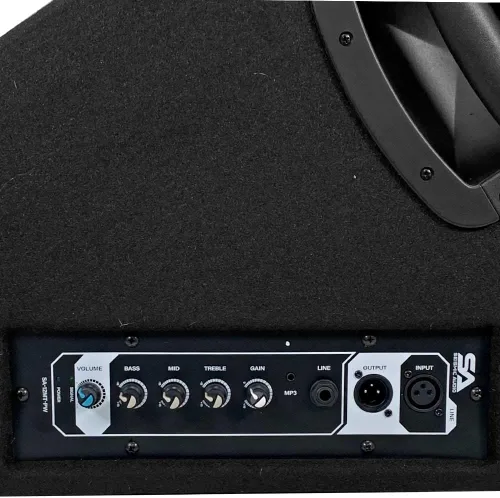 Miniatura 5 de Seismic Audio - SA-12MT-PW-Pair - Monitor de piso y escenario de 2 vías de 2 vías estilo cuña con bocina de titanio - 300 vatios RMS
