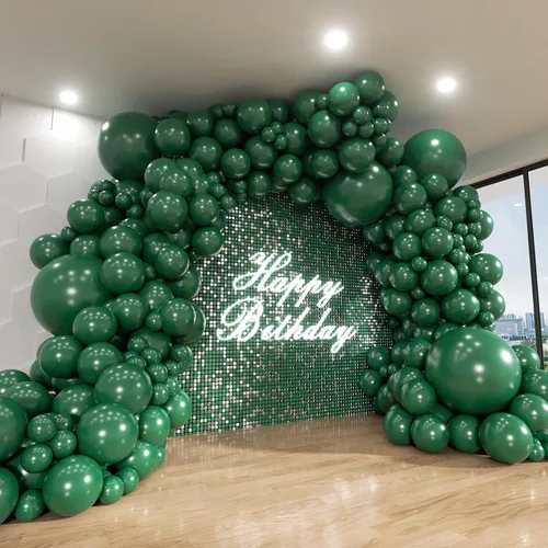 Miniatura 14 de Kit de Arco de Globos Azul ADOINBY, kit de 152 piezas de globos cromados macarrón azul marino y estrellas, kit de globos de diferentes tamaños