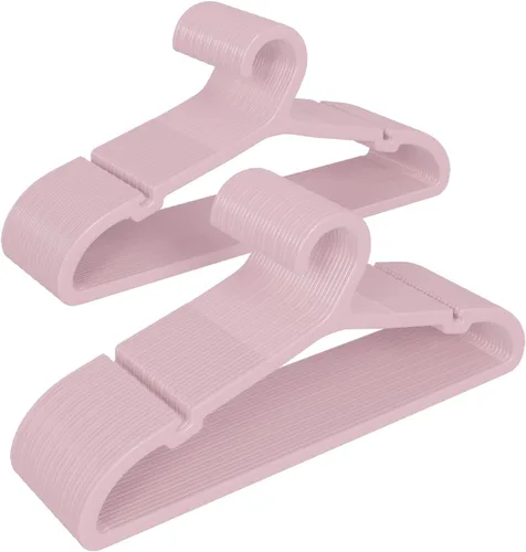 Miniatura 12 de ABHENG Paquete de 30 perchas de ropa, perchas de plástico antideslizantes, perchas que ahorran espacio, resistentes, para colgar ropa seca y húmeda