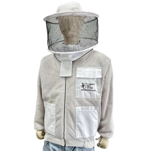 Chaqueta de abeja altamente ventilada, 3 capas de apicultura, chaqueta de apicultura de alta calidad, chaqueta de apicultura de protección completa