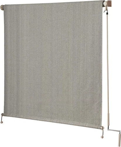 Miniatura 2 de Cross Land Persiana solar inalámbrica con manivela para niños, para exteriores y exteriores, para patio, césped, pérgola, jardín, porche, cabaña