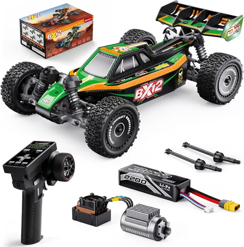 Miniatura 13 de 1/12 Coches RC Sin Escobillas para Adultos, Coche de Control Remoto para Máxima Velocidad de 50 MPH 4X4 RC Buggy de Carreras de Alta Velocidad