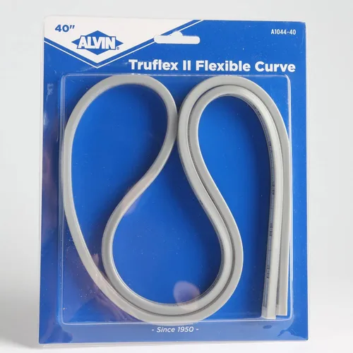 Miniatura 3 de ALVIN - A1044-40, Truflex, curva flexible de aluminio ligero, regla de dibujo multiusos para dibujo, planificación y diseño, ideal para estudiantes