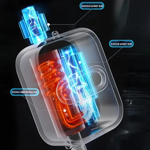 Miniatura 2 de Calentador de agua caliente instantáneo eléctrico Ducha eléctrica sin tanque Ducha Agua caliente Cocina Baño Calentador de agua instantáneo