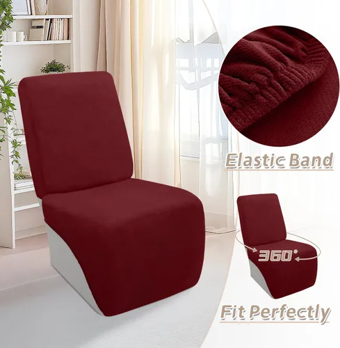Miniatura 105 de Arfntevss Fundas de sofá seccional reclinable de terciopelo, Funda de sofá seccional de esquina para sofá reclinable, Funda elástica suave