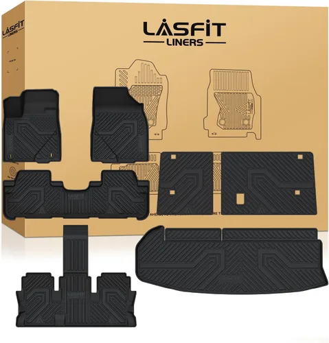 Miniatura 45 de LASFIT Alfombrillas de piso para Toyota Tacoma 2008-2011 Cabina de Acceso Transmisión Automática, Forro de Piso de Ajuste Personalizado para Todo