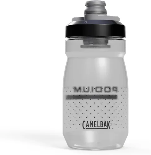 Miniatura 2 de CamelBak Podium botella de agua para bicicleta con compresión, negra, 15 onzas