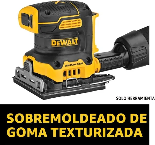 Miniatura 9 de DEWALT Lijadora inalámbrica de velocidad variable de 1/4 hoja sin escobillas MAX XR de 20 V (solo herramienta) (DCW200B)