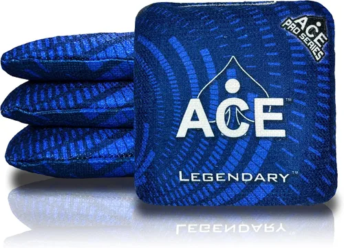 Miniatura 15 de Legendario Bolsos Cornhole ACE Pro + Kits PRO De doble lado, resbaladizos y pegajosos para todo clima Bolsa de descanso opcional y estuche