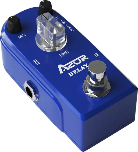 Miniatura 14 de AZOR AP-302 - Pedal de efecto de guitarra de distorsión, 3 modos, natural, apretado, clásico para guitarra eléctrica, True Bypass 3 perillas