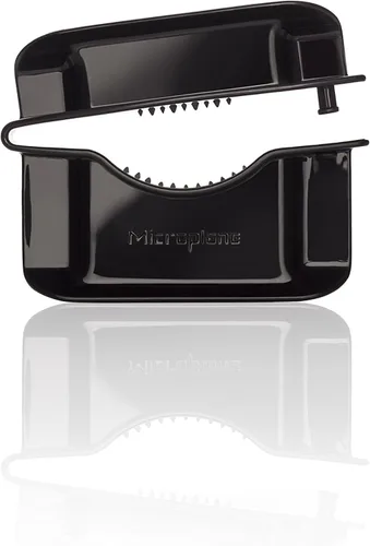 Miniatura 6 de Microplane Cortadora de mandolina ajustable con hoja en V y cuchillas de acero inoxidable Julienne, mandolina de mano para papas, zanahorias y otras