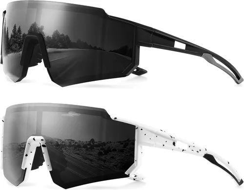 Miniatura 27 de Gafas de sol polarizadas deportivas para hombres y mujeres, gafas de sol para pesca, ciclismo, bicicleta de montaña, béisbol con protección UV Marco