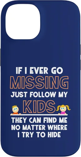 Miniatura 4 de If I Ever Go Missing Follow My Kids Funny Parenting Case for iPhone 17