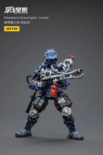Miniatura 5 de Pipigirl Figuras de acción de soldado 1/18, kits de modelos de soldado de carroñeros de tierras baldíos de 4 pulgadas